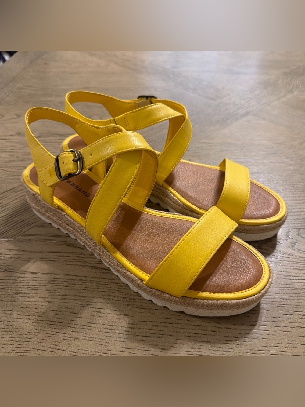 Lucky Brand Trianna Womens Sandals Gold Rush 8.5